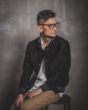 Load image into Gallery viewer, Men's A-1 Lamb Suede Bomber Jacket