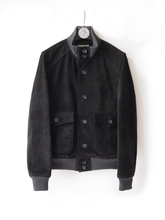 Load image into Gallery viewer, Men's A-1 Lamb Suede Bomber Jacket