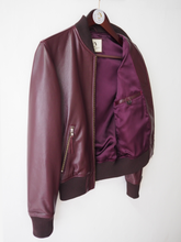 將圖片載入圖庫檢視器 男裝 羊皮拉鍊袋飛行員外套