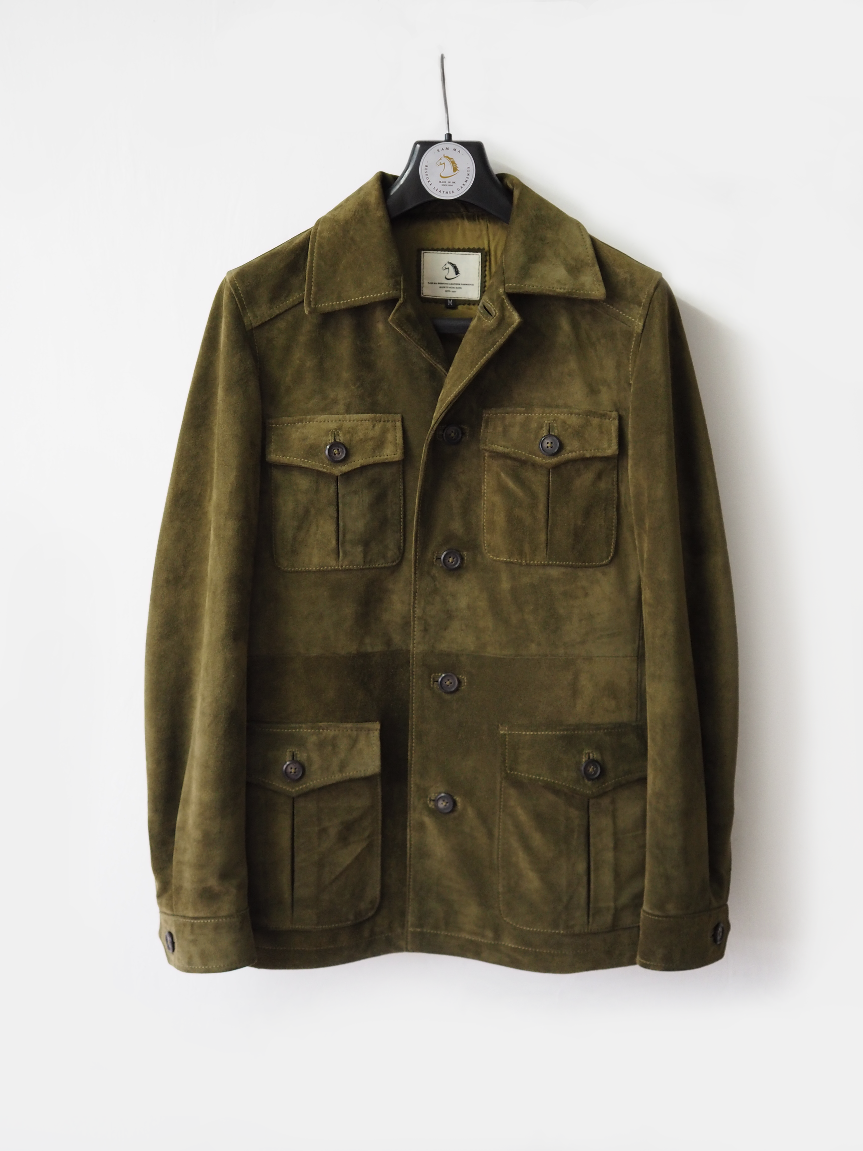 Leather safari 2025 jacket mens