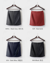 Load image into Gallery viewer, Women's A - Line Leather Skirt